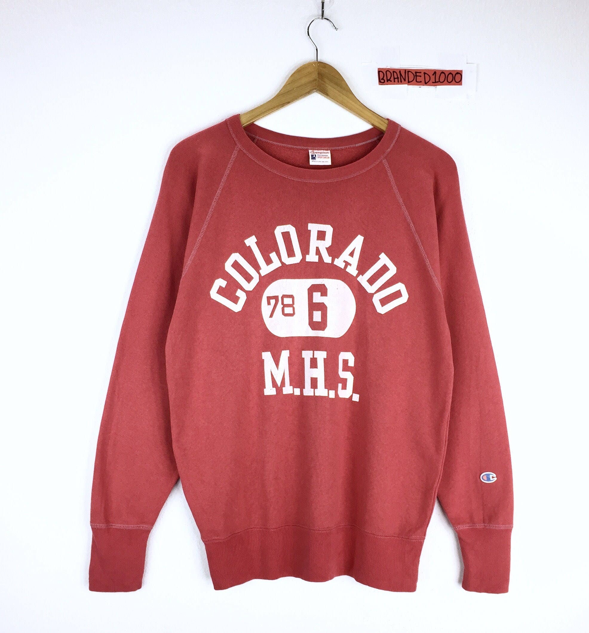 Rare Vintage 70's Champion Running Man Sweatshirt - Etsy