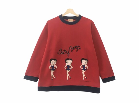 Rare Vintage Betty Boop Long Sleeve 