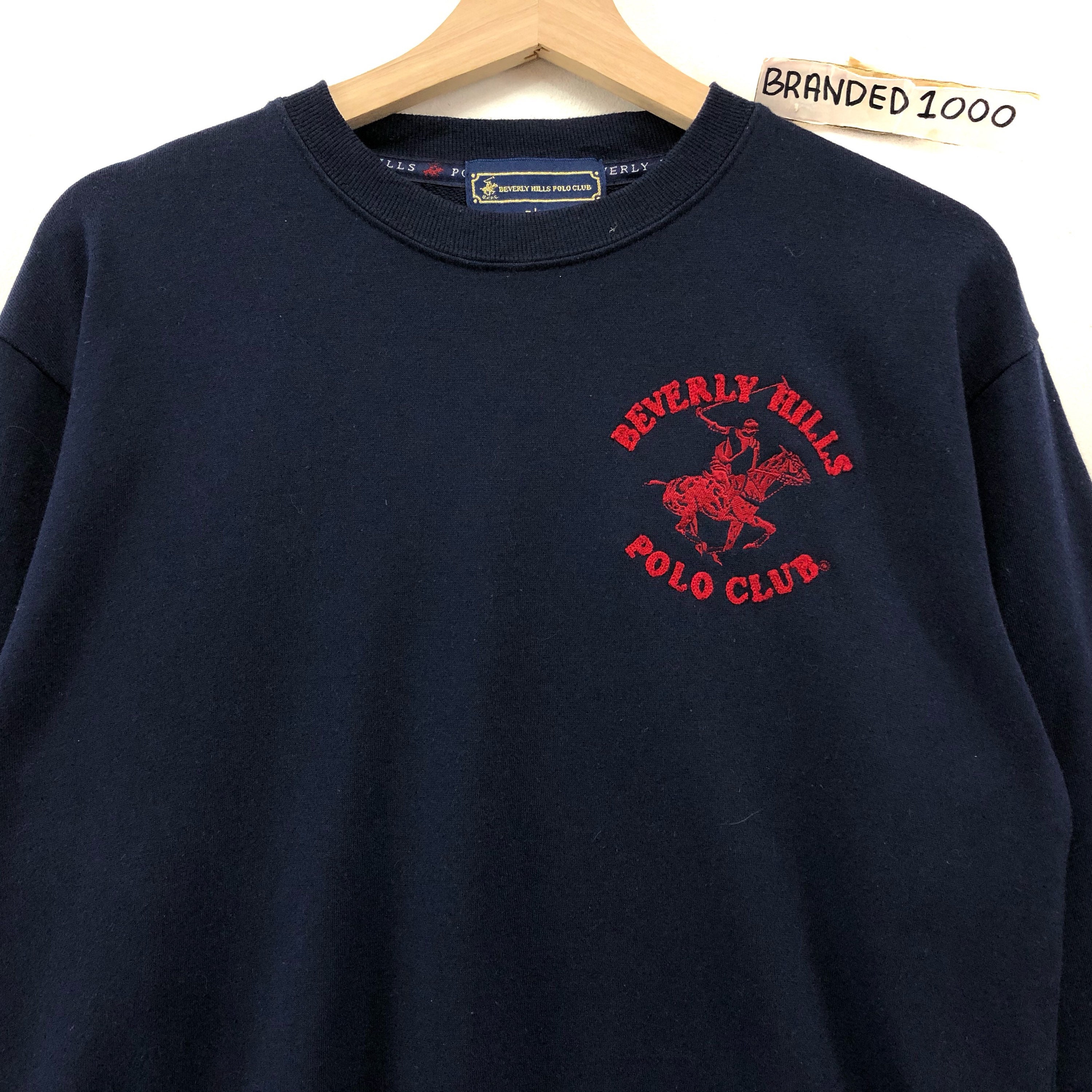 Rare Vintage Beverly Hills Polo Club Sweatshirt Pullover - Etsy