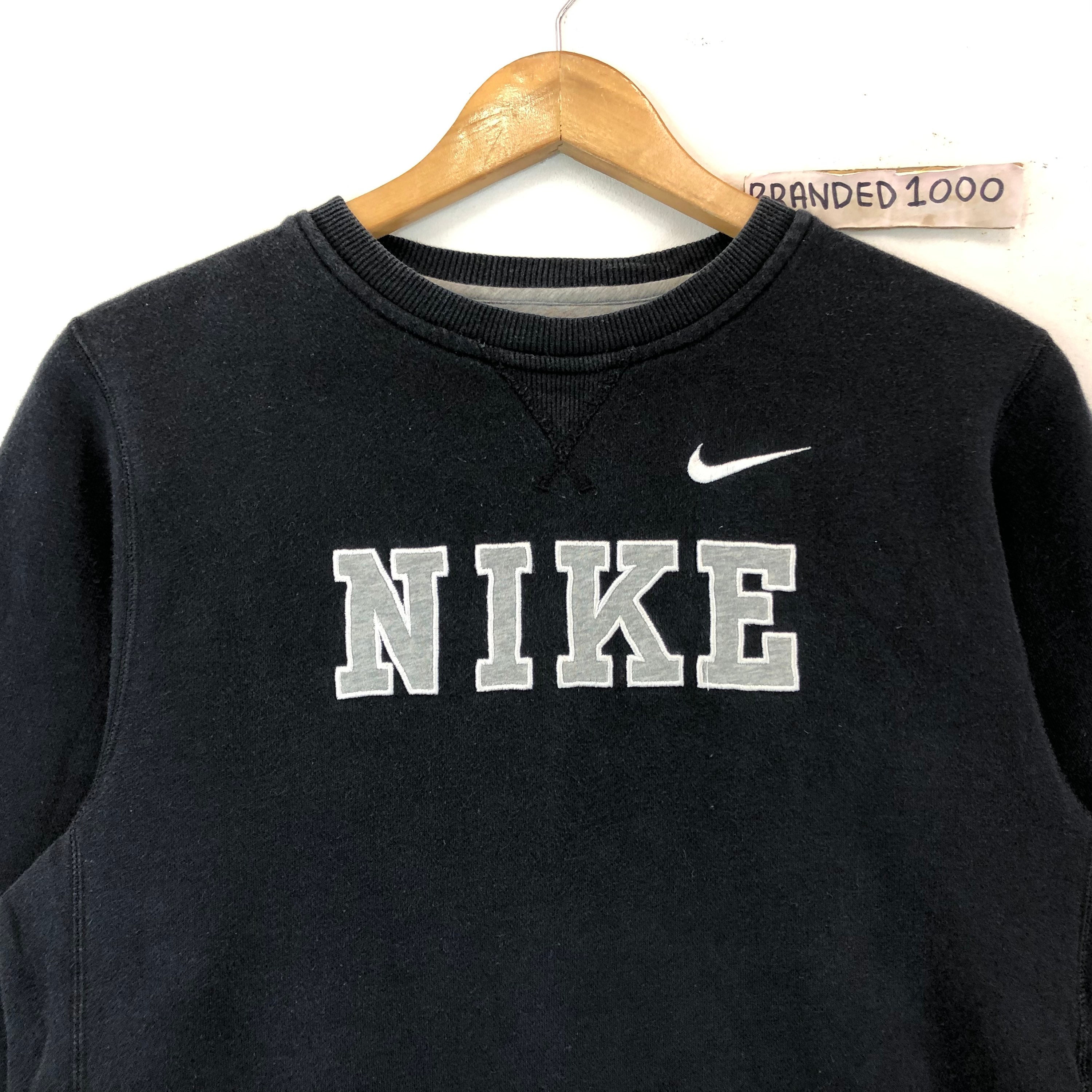 Rare Nike Sweatshirt Nike Big Logo Embroidery Pullover | Etsy