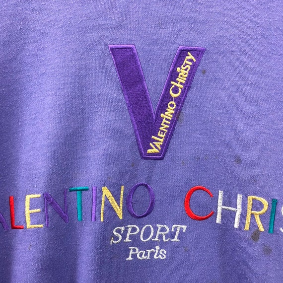 Rare!!! Vintage Valentino Christy Sweatshirt Vale… - image 7