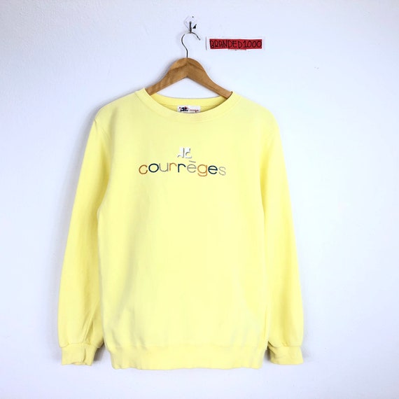 Rare!!! Vintage Courreges Sweatshirt Courreges Spe