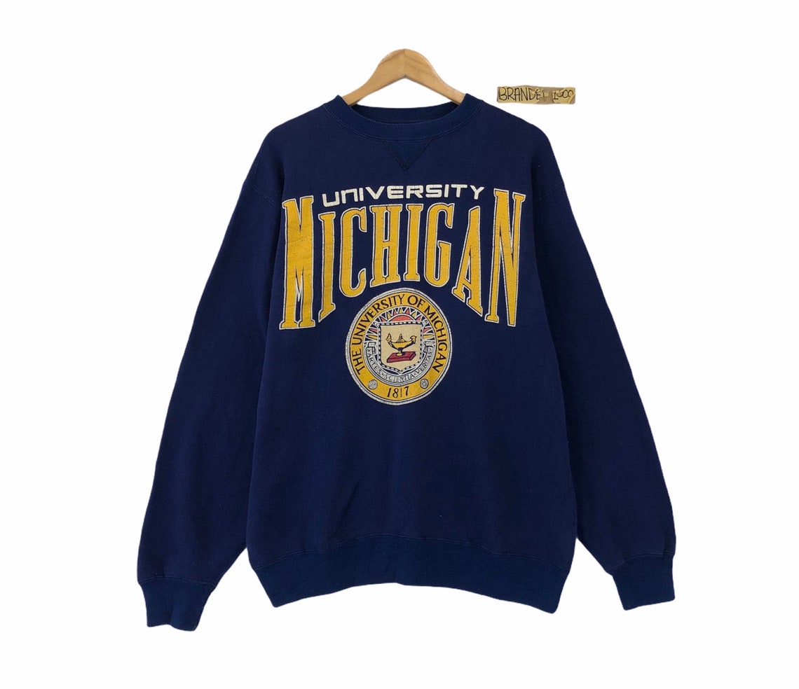 vintage university of michigan sweater