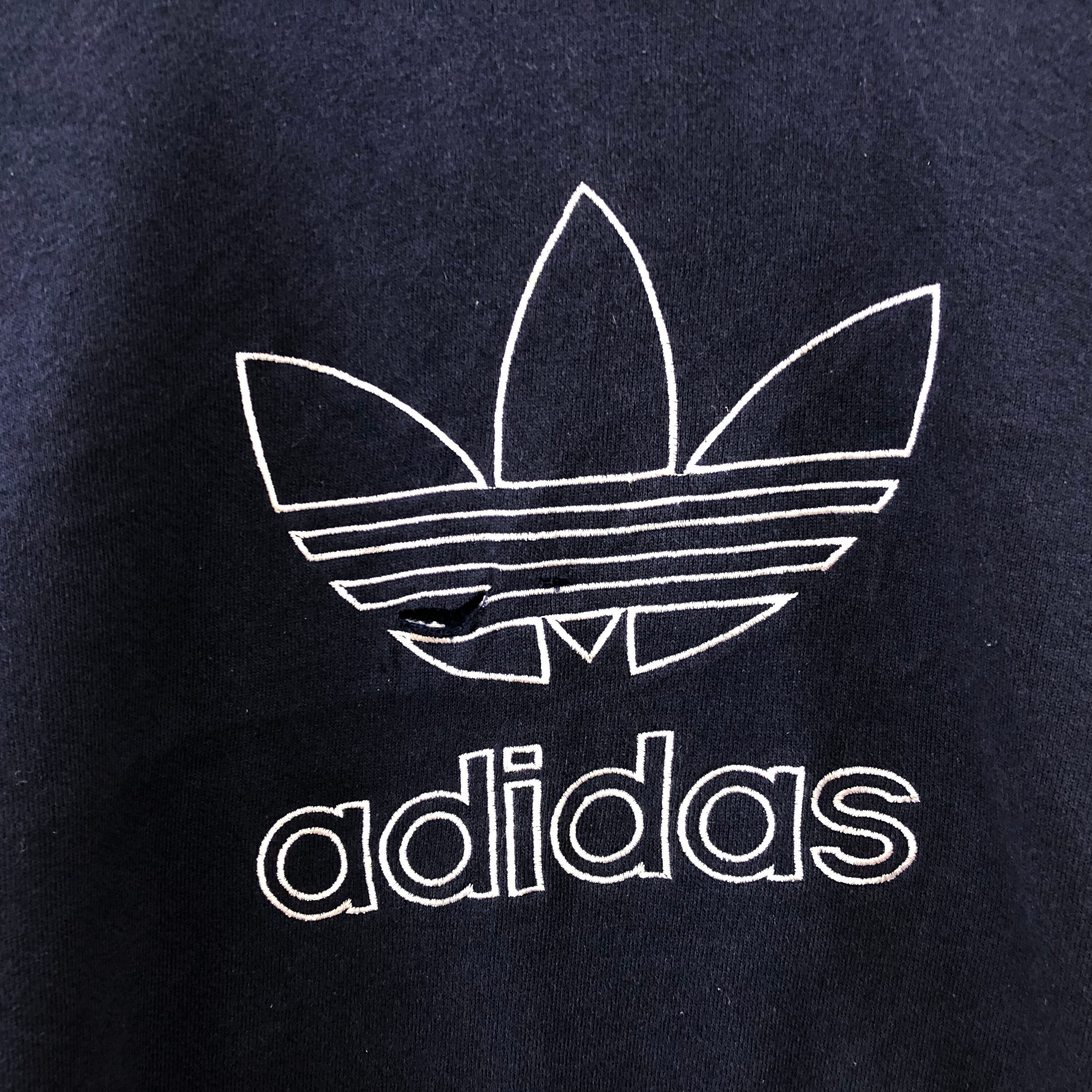 Rare Vintage Adidas Sweatshirt Adidas Spellout Big Logo - Etsy