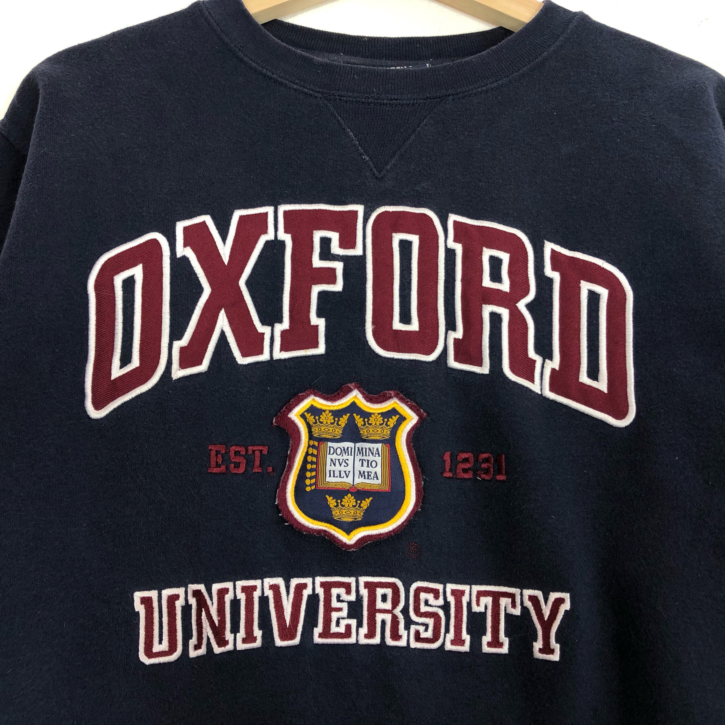 Rare Vintage University of Oxford Sweatshirt Big Logo - Etsy