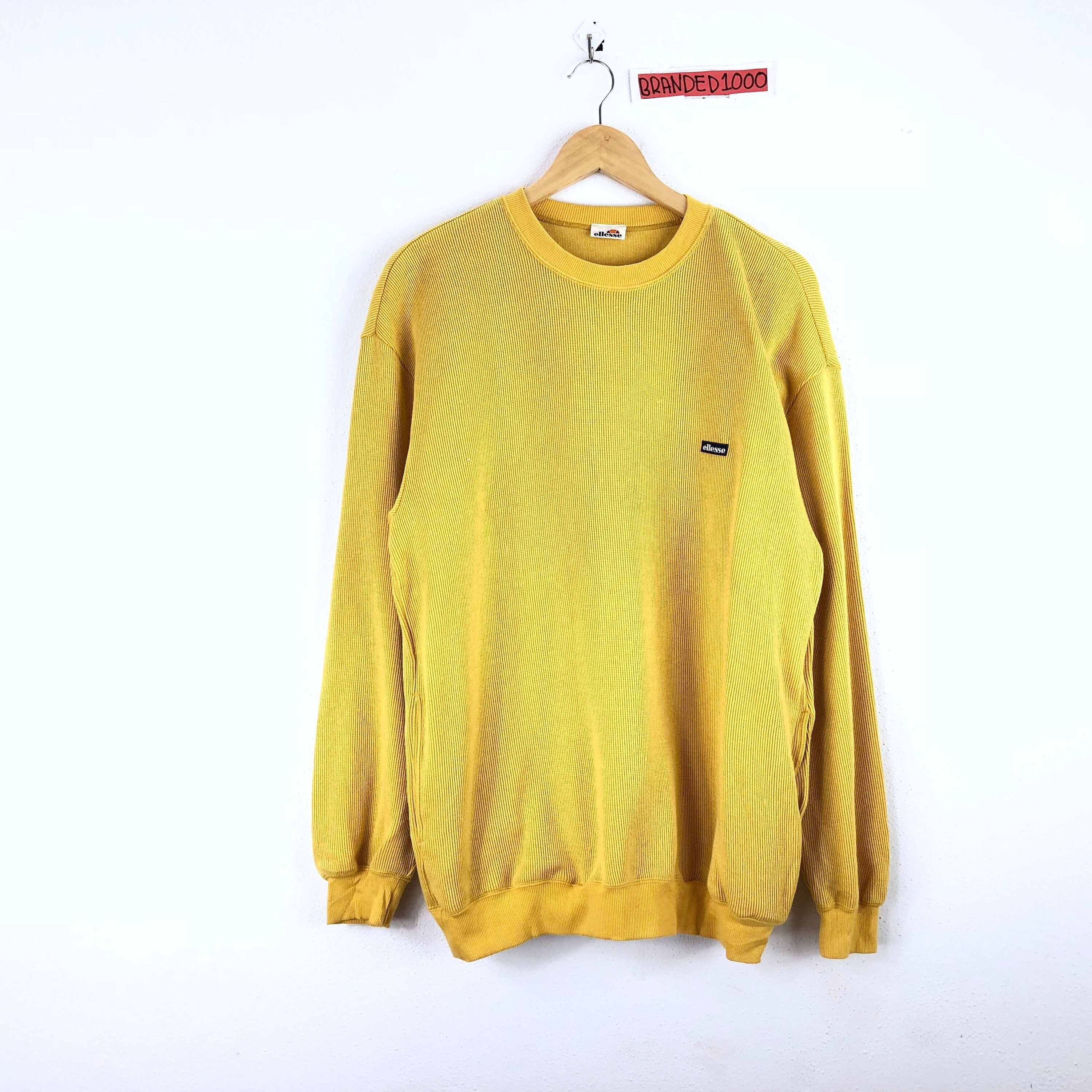 yellow ellesse jumper
