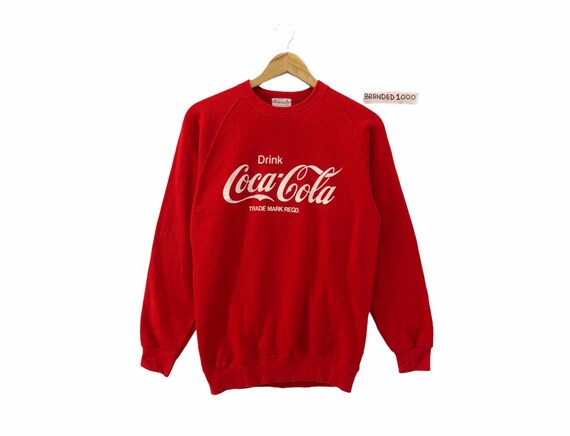 Rare Coca-cola Sweatshirt Big Logo 
