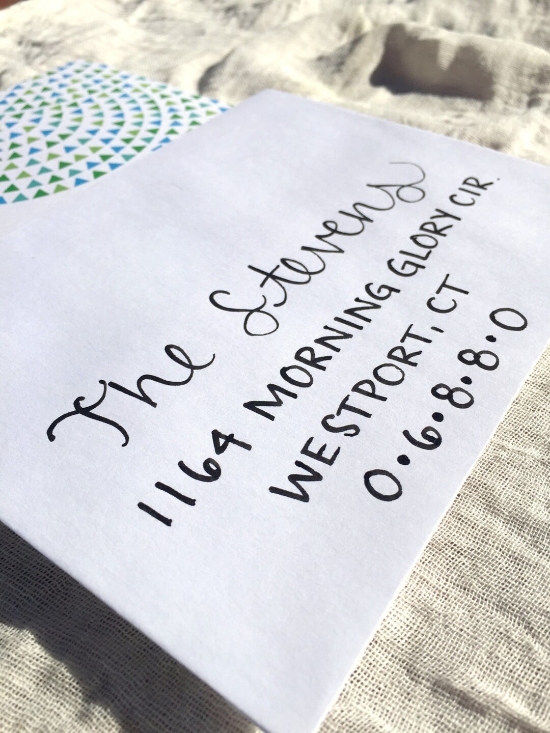 Envelope Calligraphy Addressing - BLYTHE - Etsy