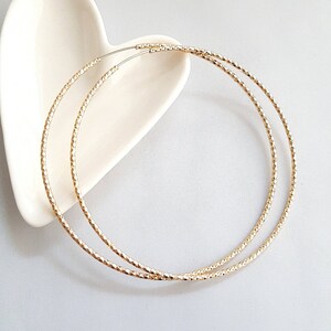 Textured Gold Circle Hoop Earring,Gold Hoop Earring,Hoop Earring,Statement Earrings,Minimalist Hoop Earring,Texture Hoop,Simple Hoop Earring