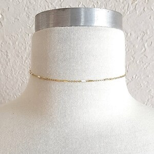 Delicate Gold Chain Choker,Gold Choker,Layering Choker,Gold Layer Choker,Minimal Chain Choker,Minimalist Chain Choker,Minimal Layering