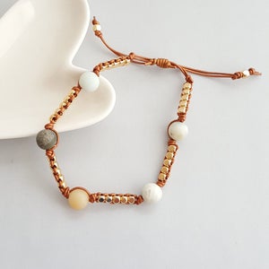 Jade Marble Stone Braided Bracelets,Marble Beaded Bracelets,Jade Beaded Bracelets,Boho Bracelets,Boho Beaded Bracelets,Marble Stone Bracelet