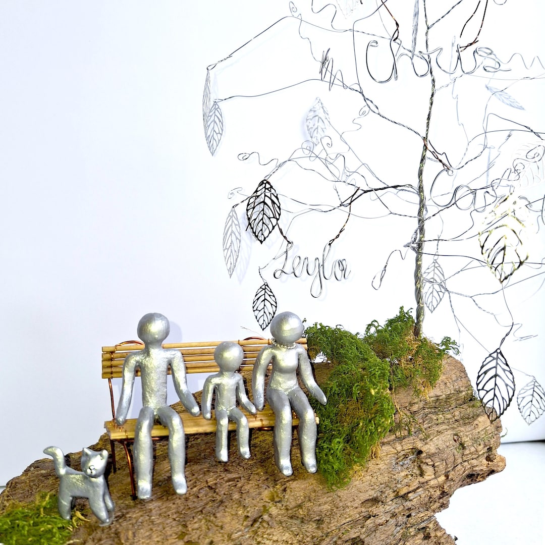 10 Year Anniversary Gift Tin Aluminum 10th Personalized Family