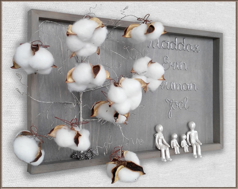 Cotton anniversary gift for him 2nd anniversary gift for wife Etsy