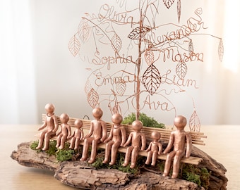 Regalo de 75 cumpleaños para mujeres u hombres, árbol genealógico personalizado con nombres, regalos personalizados para mamá o papá, recuerdo de 70, 85 y 80 cumpleaños.