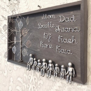 Tin anniversary gift for him and her,  10 year anniversary gift for husband and wife, 10th anniversary gift for men and women, Family tree