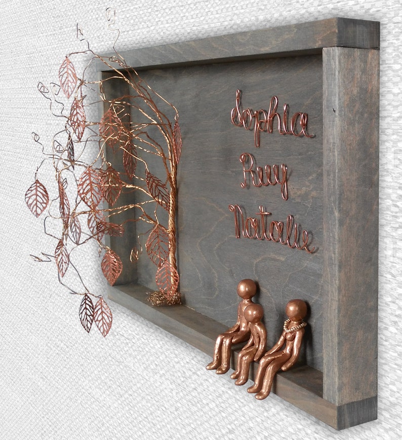 Copper 7th 22nd anniversary gift 7 22 year wife husband Etsy