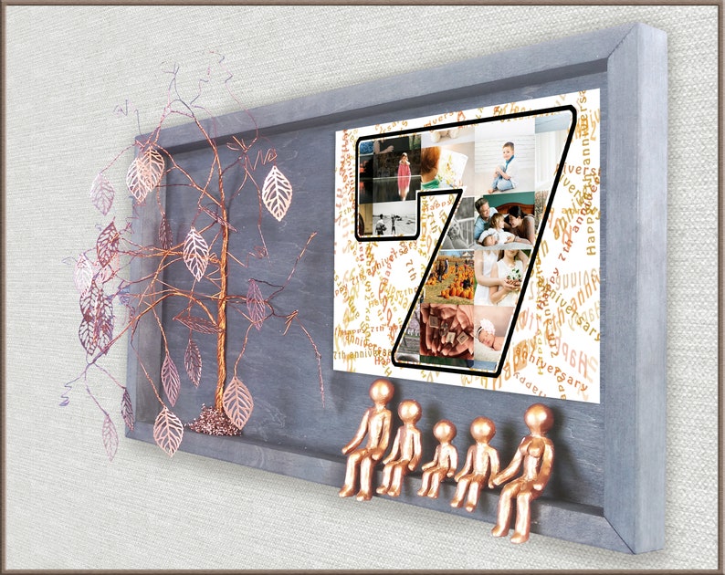 Copper Anniversary Gifts Men 7th Women 7 Year Her 22nd Family Personalized Parents Wedding Wife Husband 22nd Anniversary Family Tree Gift Sculpture Art Collectibles Senerval Eu