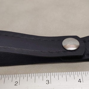 Genuine leather hand made embossed key fob