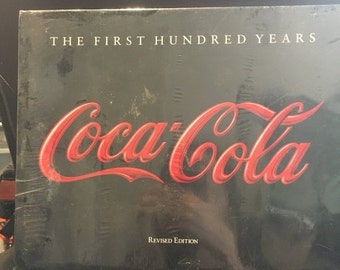 ON SALE Vintage Book Non Fiction "The First Hundred Years Coca Cola" Hardcover Large Book