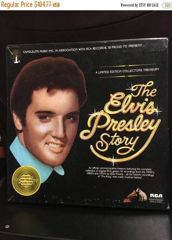 ON SALE Vintage Rare The Elvis Presley Story 5 Record Set Etsy