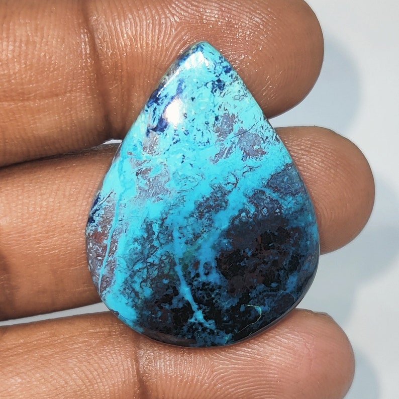 Goegeous 100/% Natural SHETUCKITE AAA Quality Loose Cabochon Gemstone Pear Shape Making For Jewelry 38.20 c.t 32X25X6 mm