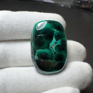 Natural Chrysocolla Malachite Cabochon, Azurite Malachite Gemstone Malachite Chrysocolla Loose Gemstone Jewelry 40CTS {34x23x6}mm