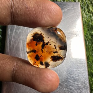 Natural Montana Agate/Gemstone/Beautiful Montana Agate/Cabochon/Montana Agate/Montana/Agate/gemstone/For jewelry making/35 Cts/{24x23x7}MM
