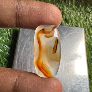 Natural Montana Agate/Gemstone/Beautiful Montana Agate/Cabochon/Montana Agate/Montana/Agate/gemstone/For jewelry making/20 Cts/{31x16x5}MM