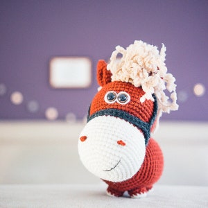 PDF Crochet Pony Pattern, Amigurumi Pony Pattern, Amigurumi Horse Pattern, Amigurumi Pattern
