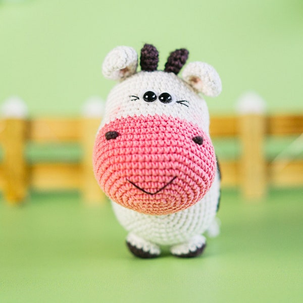 Daisy the Cow Crochet Pattern, Amigurumi Cow Pattern, Cow Pattern, Cow Crochet Pattern, Crochet Cow