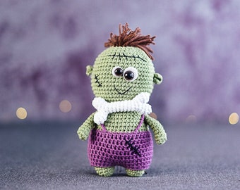 Little Zombie Crochet Pattern, Zombie Groom, Crochet Zombie, Amigurumi Zombie Pattern, Halloween Pattern, Halloween Crochet Pattern