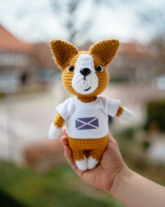 stuffed corgi puppy