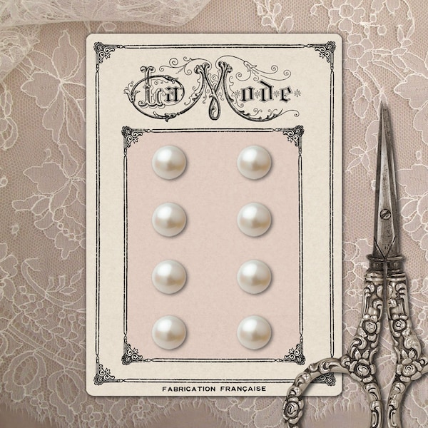 Vintage Button Cards - Etsy