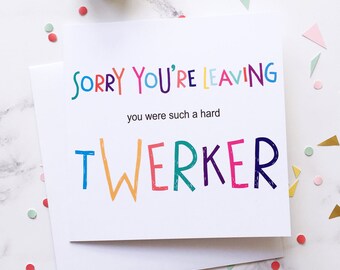 Fresh 66 Leaving Job Farewell Card