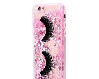 Eyelashes.Mascara.Winking eye.iPhone 15 Pro Max case iPhone 15 case iPhone 14 case 14 Pro iPhone X iPhone 8 Plus iPhone 11 case Glitter case