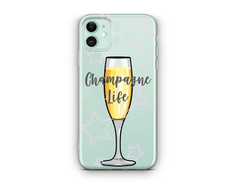 CLEAR case for iPhone 14 iPhone 14 Pro Max iPhone 14 Pro iPhone 14 Plus Champagne Life iPhone 12 case iPhone 13 case iPhone 12 Pro Max XR 8