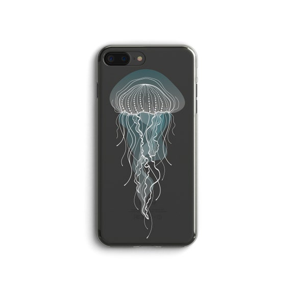 Clear With Design Iphone 11 12 Case Jellyfish Iphone 11 Pro Etsy Clear With Design Iphone 11 12 Case Jellyfish Iphone 11 Pro Etsy