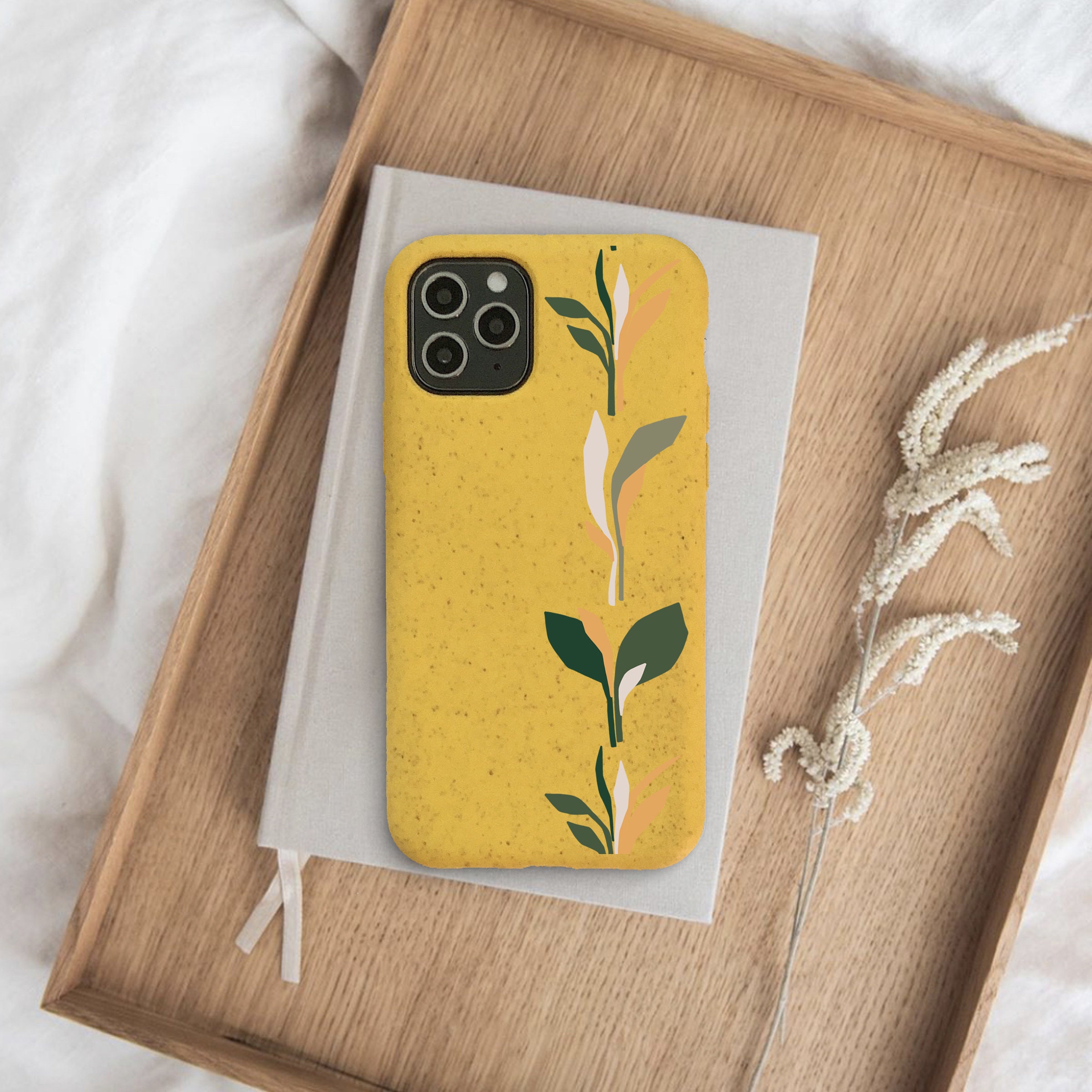 Iphone 12 Case Yellow Iphone 12 Pro Case Biodegradable Etsy