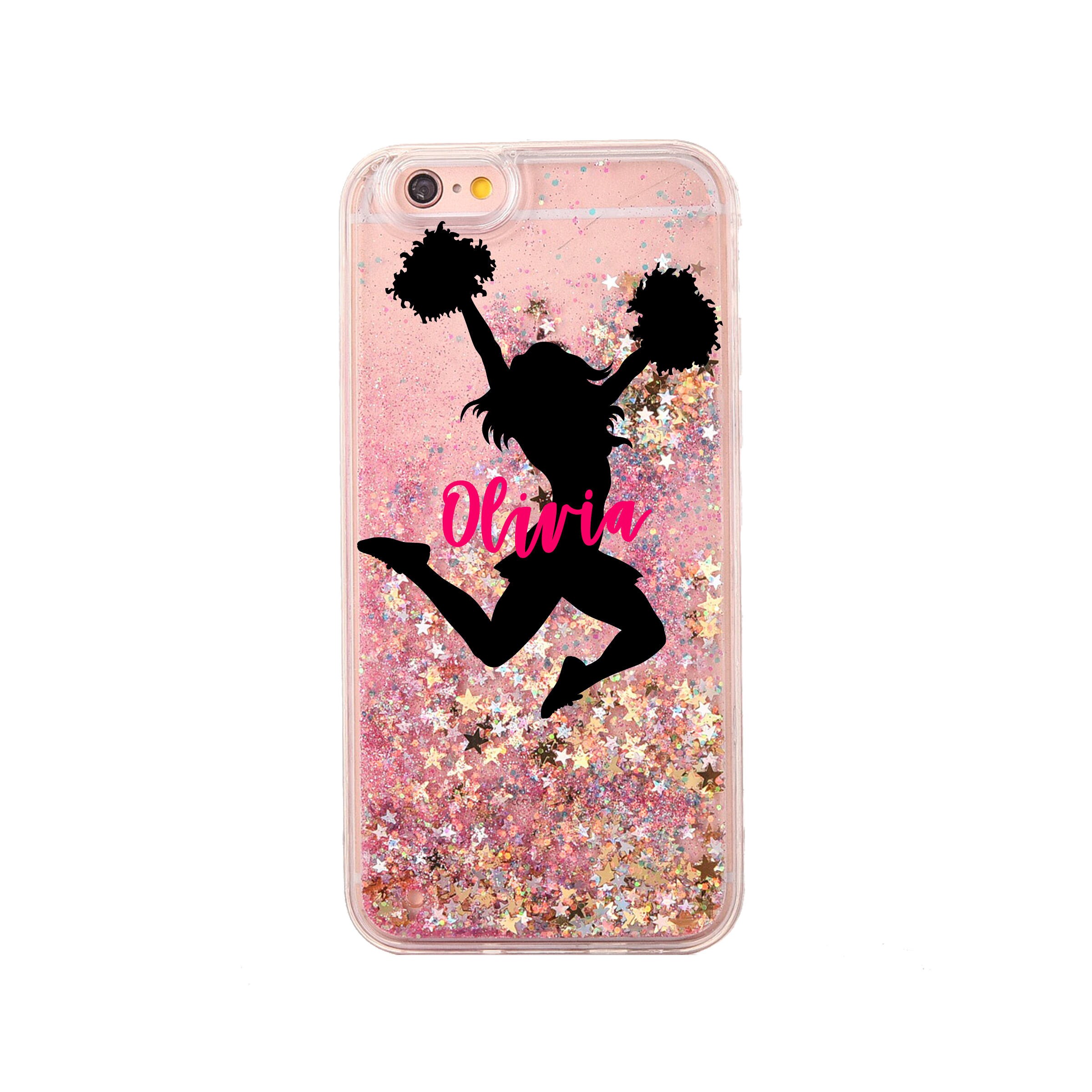 Cheer Glitter Iphone Case Iphone 12 Case Cheerleading Iphone 8 Etsy
