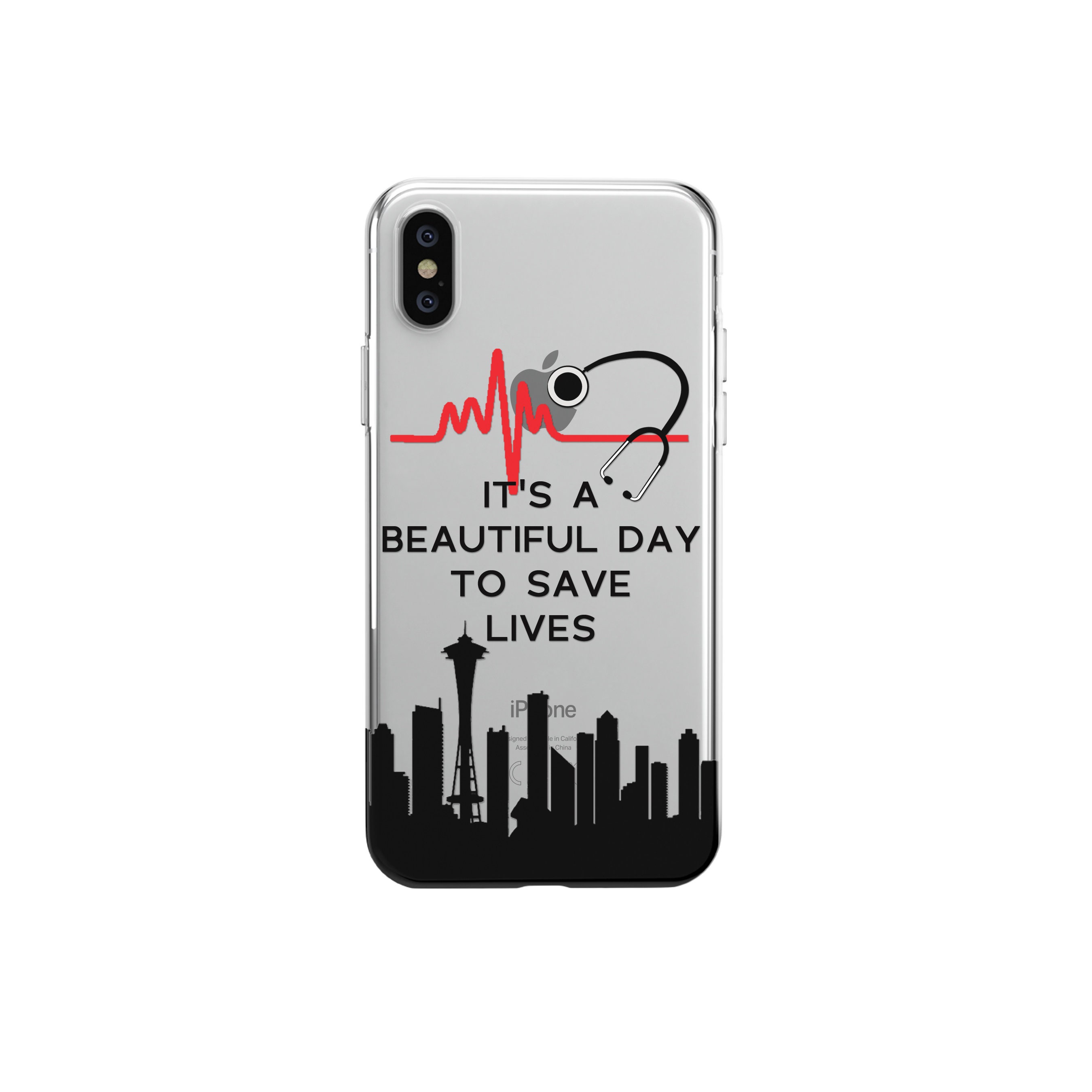 Buy CLEAR Its a Beautiful Day to Save Lives Iphone 14 Case Online in India Etsy