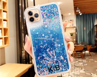 Moving Glitter Case Etsy