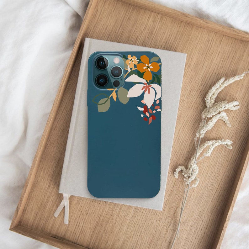 Floral iPhone 13 case 6.1 Nature iPhone 13 Pro case Aesthetic iPhone 13 Pro Max case Biodegradable Eco-friendly CaseiPhone 13 Mini Flower 12 