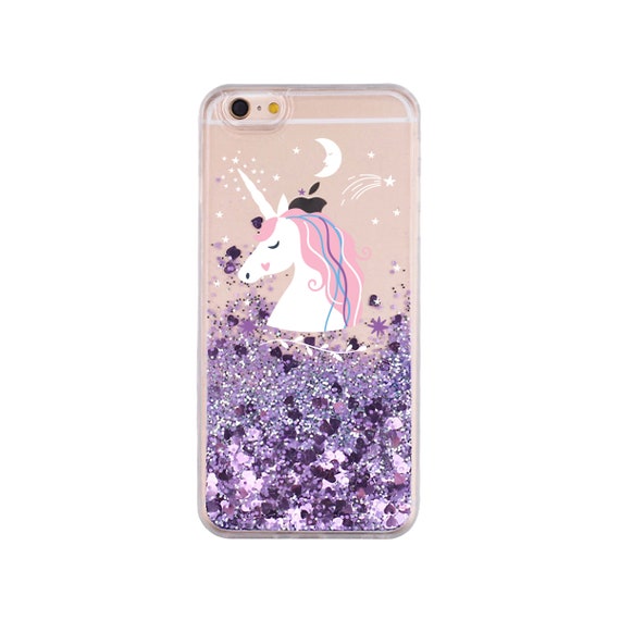 Funda Purple iPhone 14 Pro 11 12 Unicorn iPhone - Etsy España