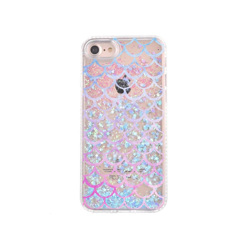 Mermaid Case Liquid Glitter Iphone 8 Case Iphone 8 Plus Case Etsy