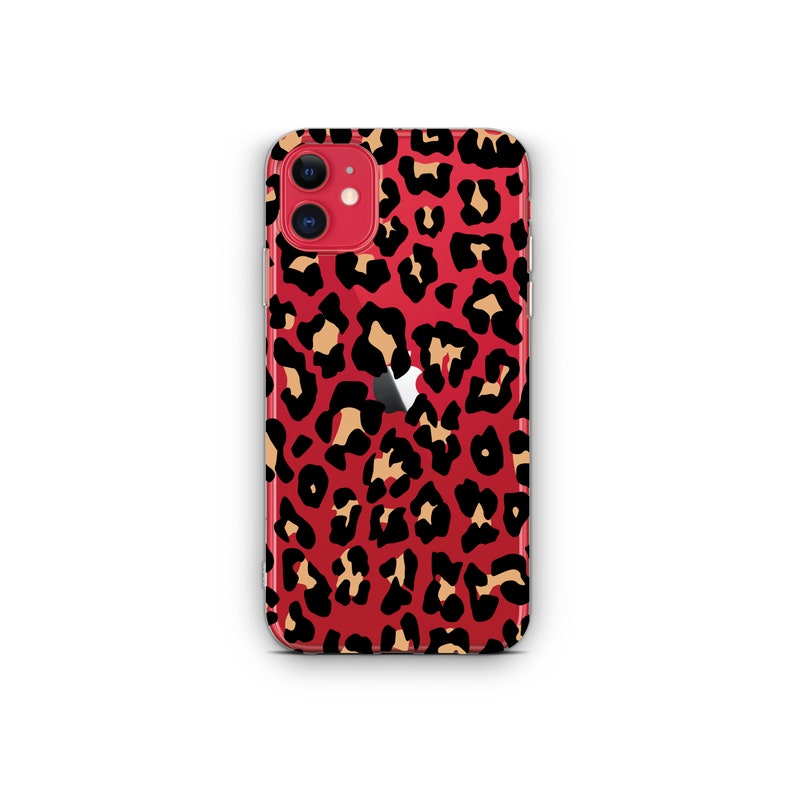 CLEAR Iphone 11 12 Case Leopard Cheetah Iphone 12 Pro Case Etsy