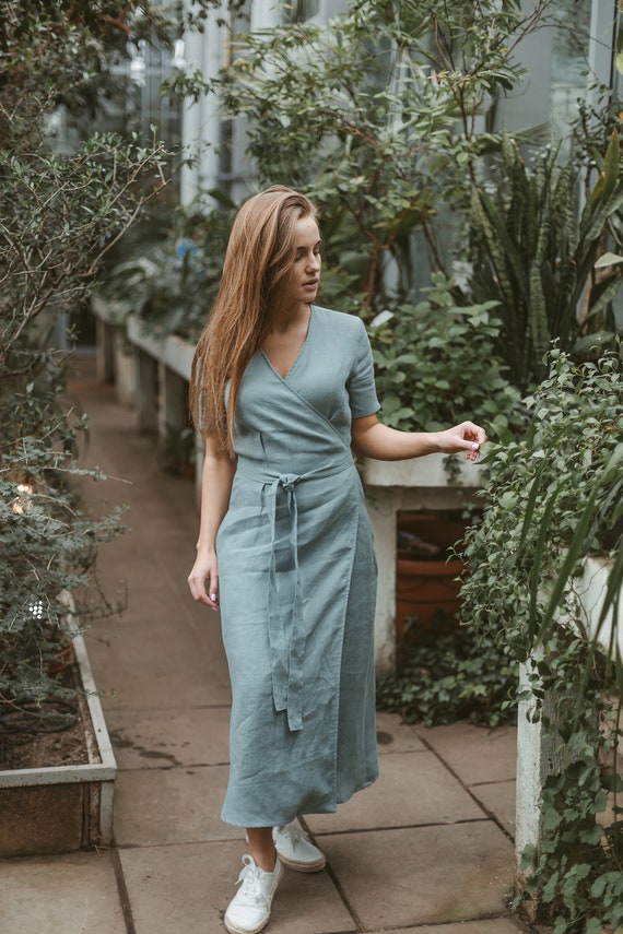 Etsy wrap dress top