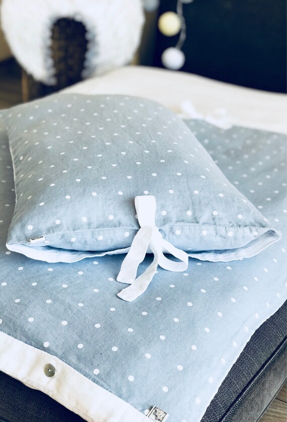 polka dot cot bedding