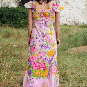 LEscayolette Paris Maxi Dress UK Size 6-8 zdjęcie 4