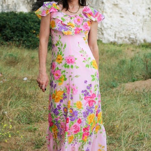 LEscayolette Paris Maxi Dress UK Size 6-8 zdjęcie 1