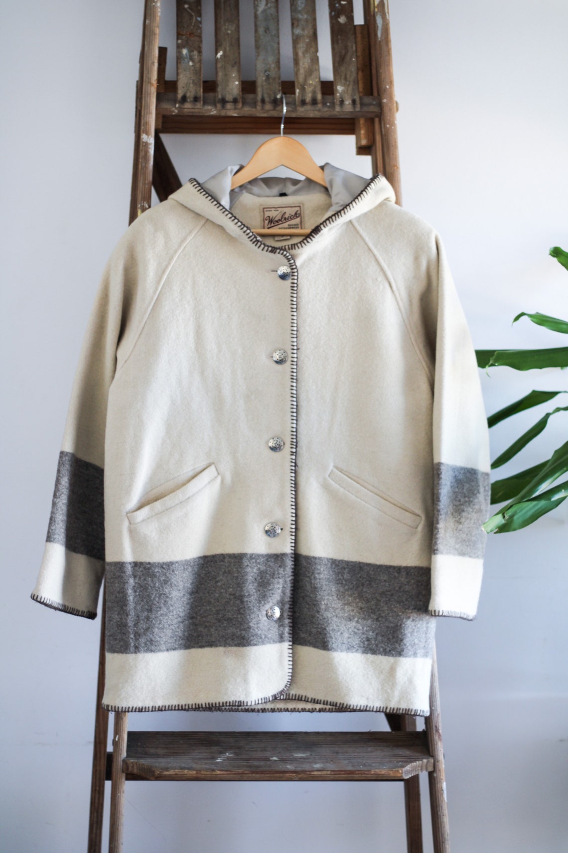 Woolrich Blanket Jacket Women's Medium Etsy